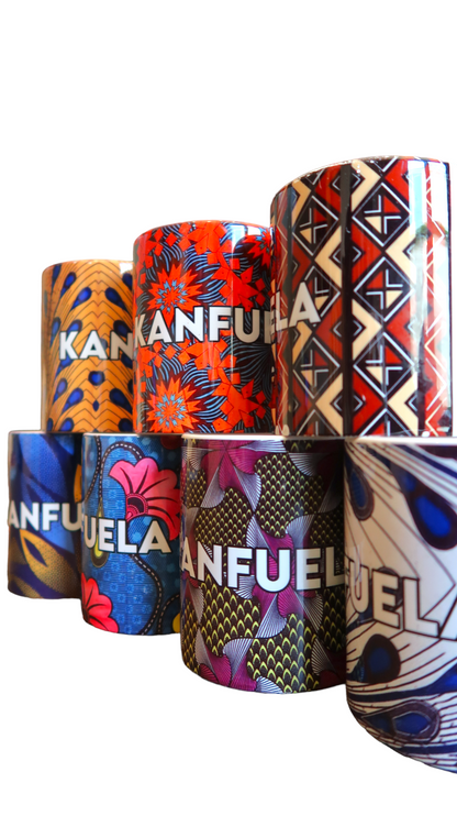 African Print Coffee Mug - Kanfuela -